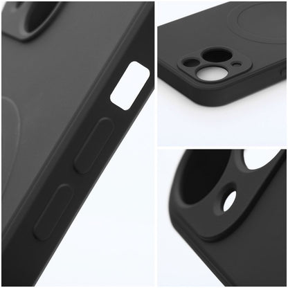 Etui Silicone Mag Cover z MagSafe i osłoną aparatu do iPhone Air – czarne