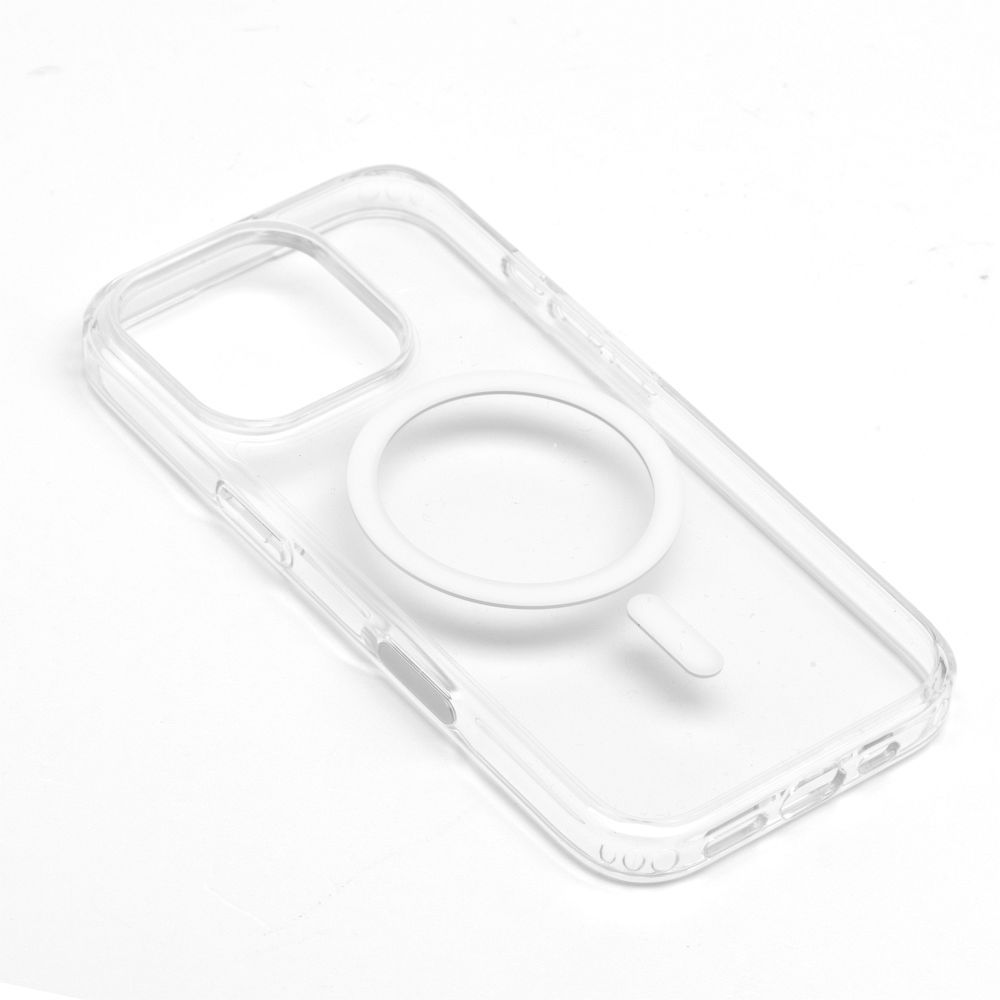 Etui Clear Mag Cover Elite z MagSafe do iPhone – przezroczyste, nie żółknie