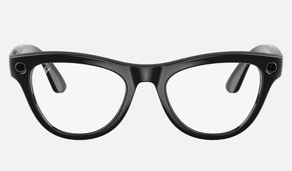 Ray-Ban Meta Skyler (Gen 1) — Shiny Black / Transitions Cerulean Blue — 52