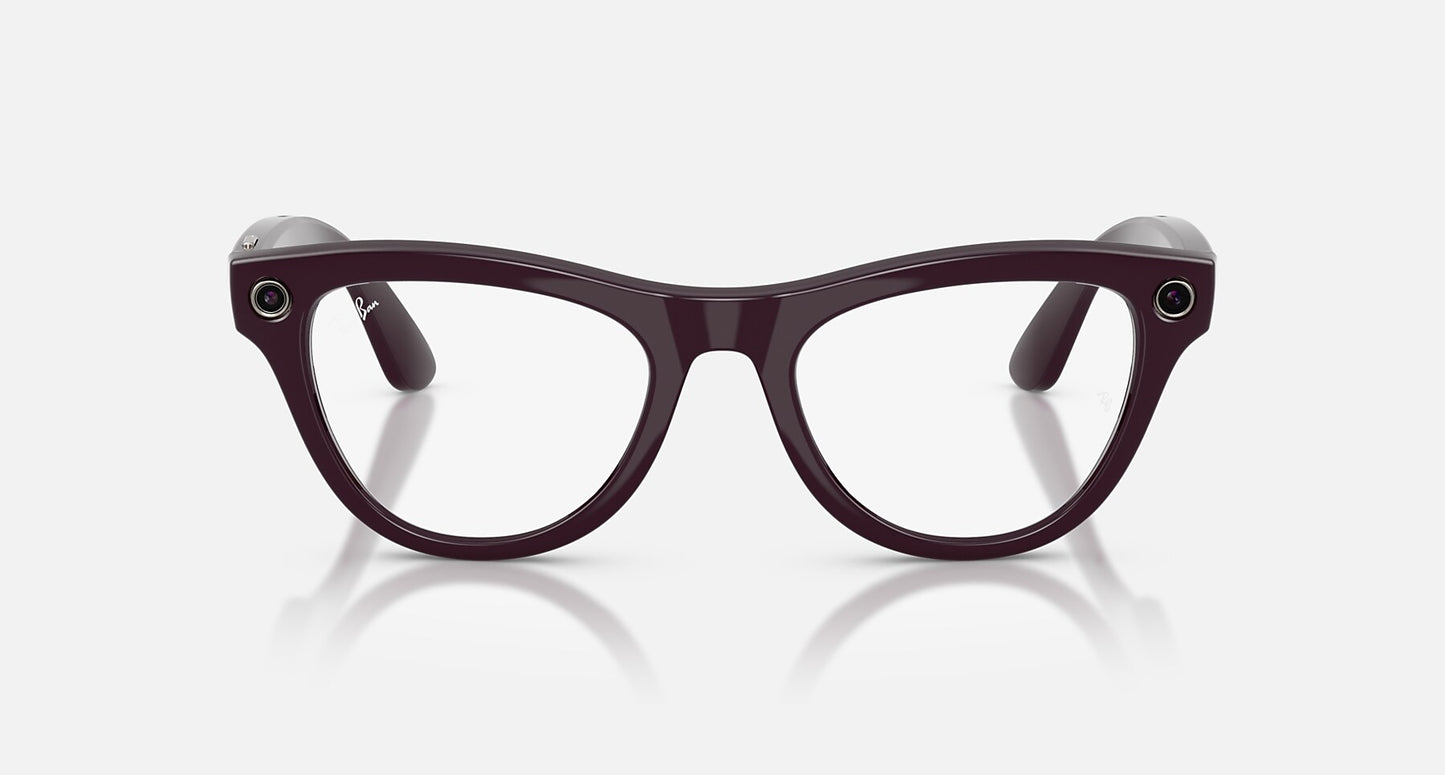 Ray-Ban Meta Skyler (Gen 2) — Shiny Mystic Violet / Transitions Amethyst — RW4014