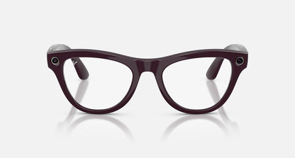 Ray-Ban Meta Skyler (Gen 2) — Shiny Mystic Violet / Transitions Amethyst — RW4014
