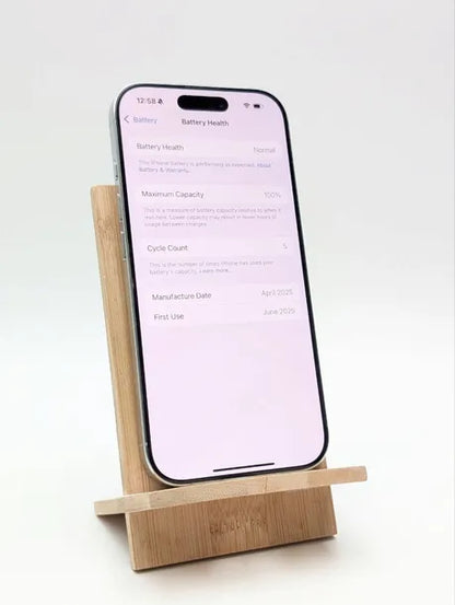 Apple iPhone 16 Pro 128GB Tytan Biały| eSim | bateria 100% | #4845