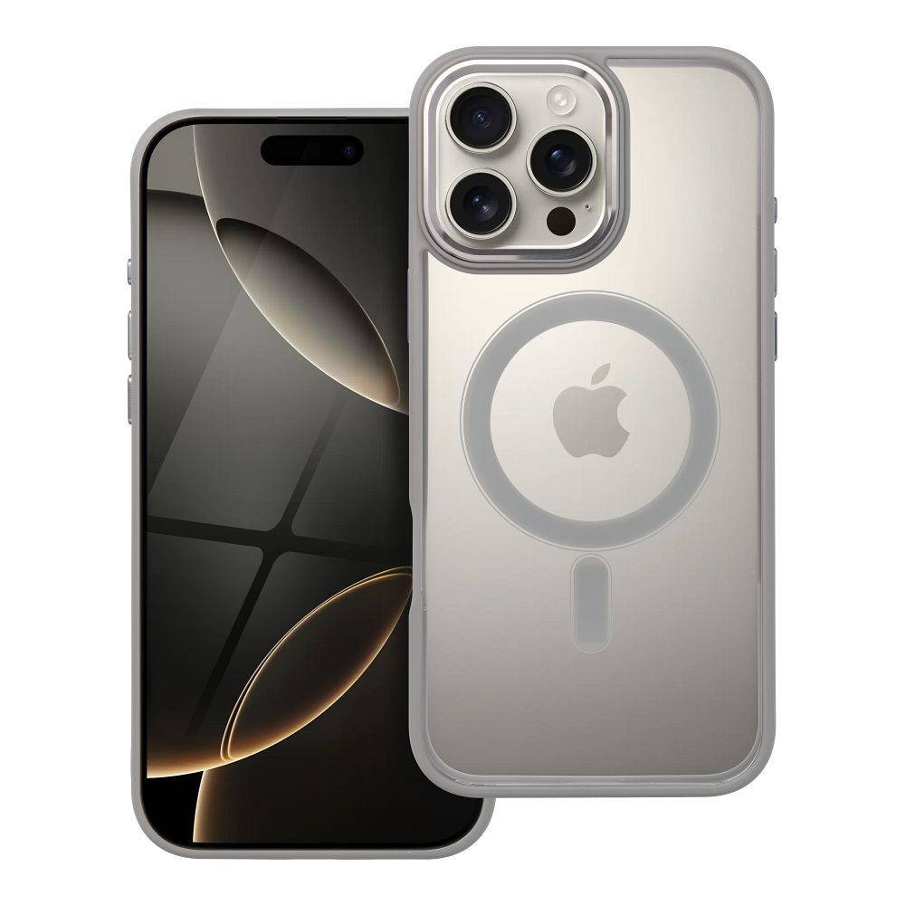 Etui Color Edge Mag Cover z MagSafe do iPhone 16 Pro Max – tytanowe szare