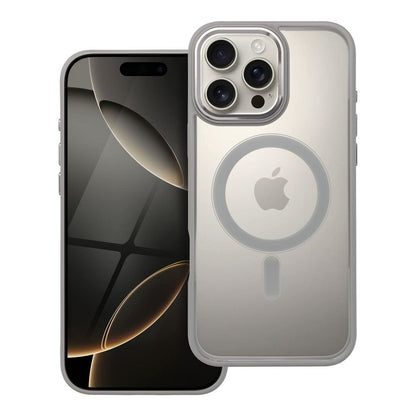 Etui Color Edge Mag Cover z MagSafe do iPhone 16 Pro Max – tytanowe szare