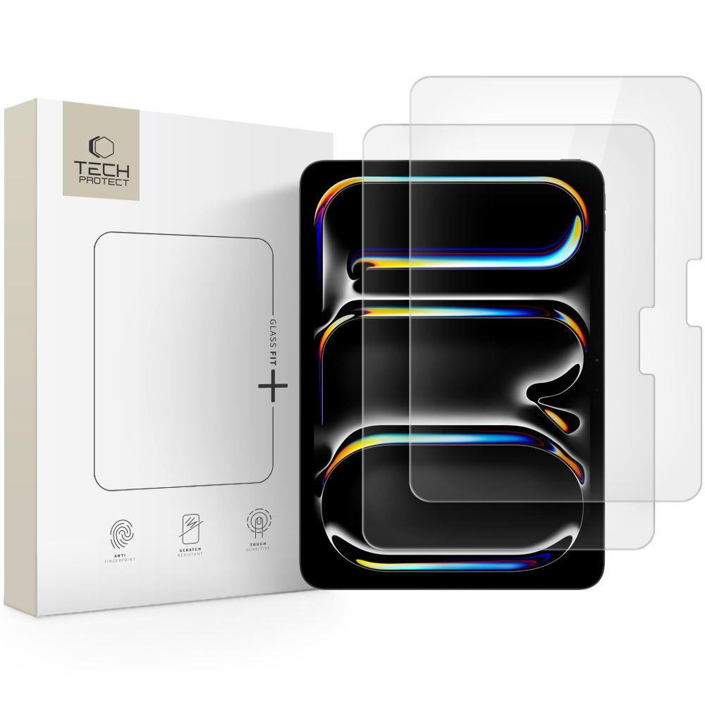 Szkło hartowane Tech-Protect Glass Fit+ do iPada Air 13″ i Pro 13″ – 2 szt.