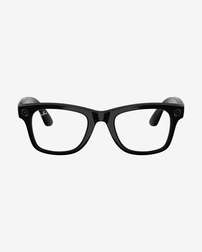 Ray-Ban Meta Wayfarer (Gen 2) — Shiny Black / Transitions Graphite Green — RW4012