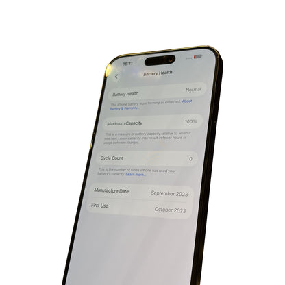 Apple iPhone 15 Pro Max 512GB Tytan błękitny | Used, Bateria 100% – kondycja baterii 100%