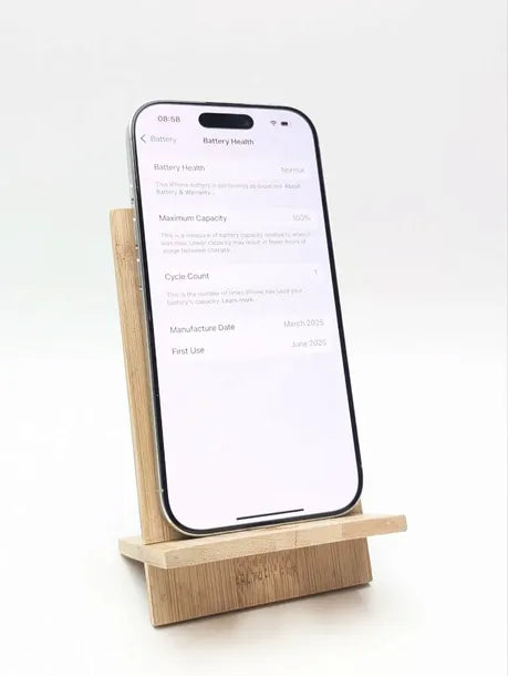 Apple iPhone 16 Pro 128GB Tytan Biały| eSim | bateria 100% | #3973