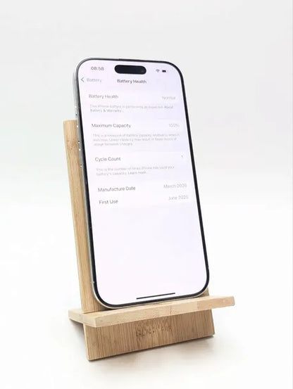 Apple iPhone 16 Pro 128GB Tytan Biały| eSim | bateria 100% | #3973