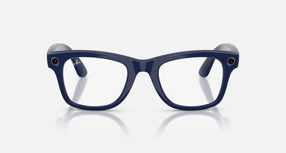 Ray-Ban Meta Wayfarer (Gen 2) — Shiny Cosmic Blue / Transitions Sapphire — RW4012
