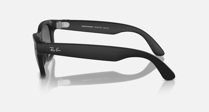 Ray-Ban Meta Wayfarer (Gen 1) — Matte Black / Graphite Polarized — RW4008