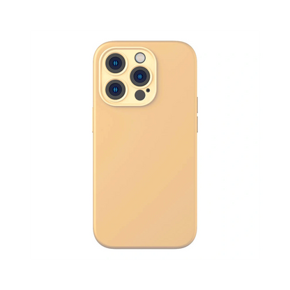 Etui Baseus Liquid Silica Gel do iPhone 14 Pro – żółte