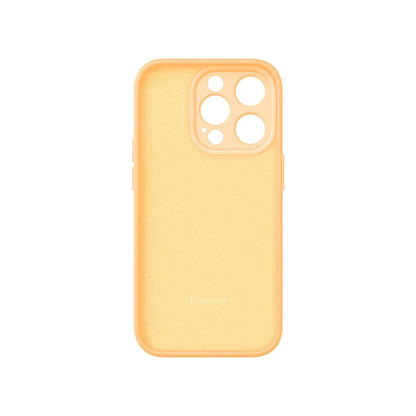 Etui Baseus Liquid Silica Gel do iPhone 14 Pro – żółte