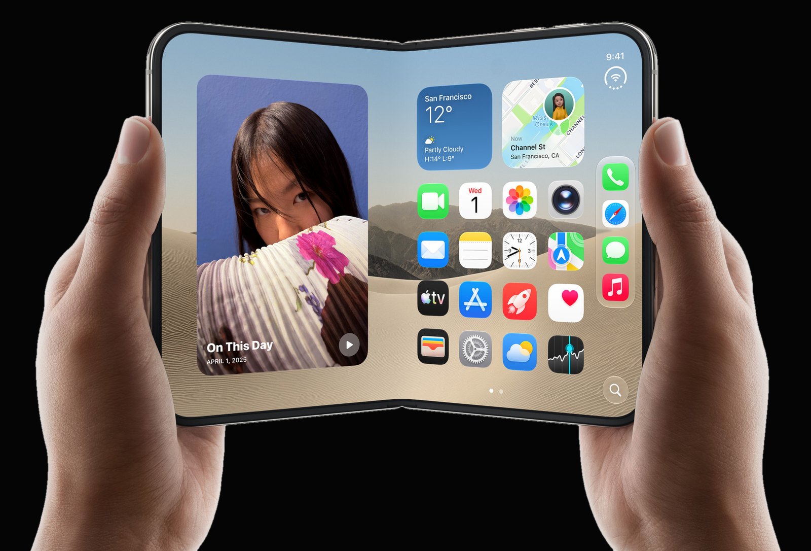 iPhone Duo — Розкладений екран 7,8″